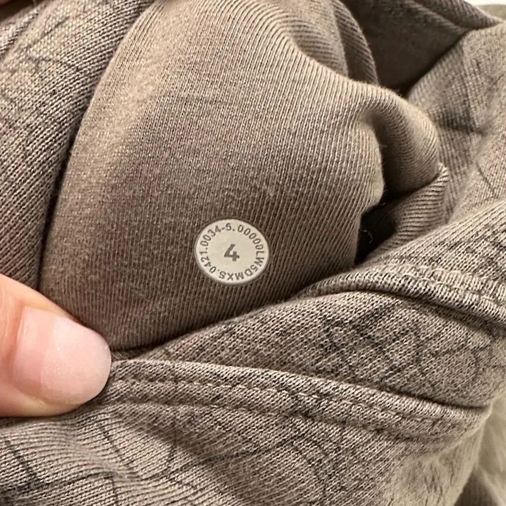 Lululemon Athletica Taupe Cotton Pants - Picture 6 of 8